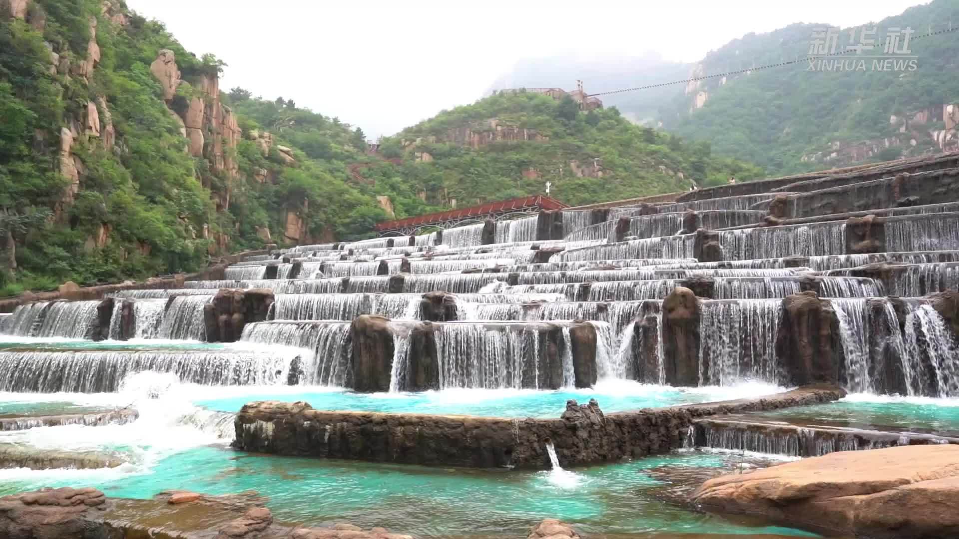 千城胜景｜河北秦皇岛：雨后山间瀑布美