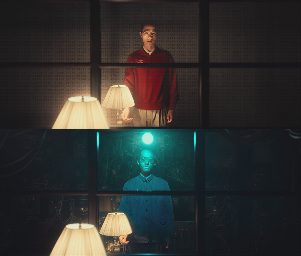 容金珍在人生的不同阶段，虽然第二张图的他才36岁左右，却已相当苍老