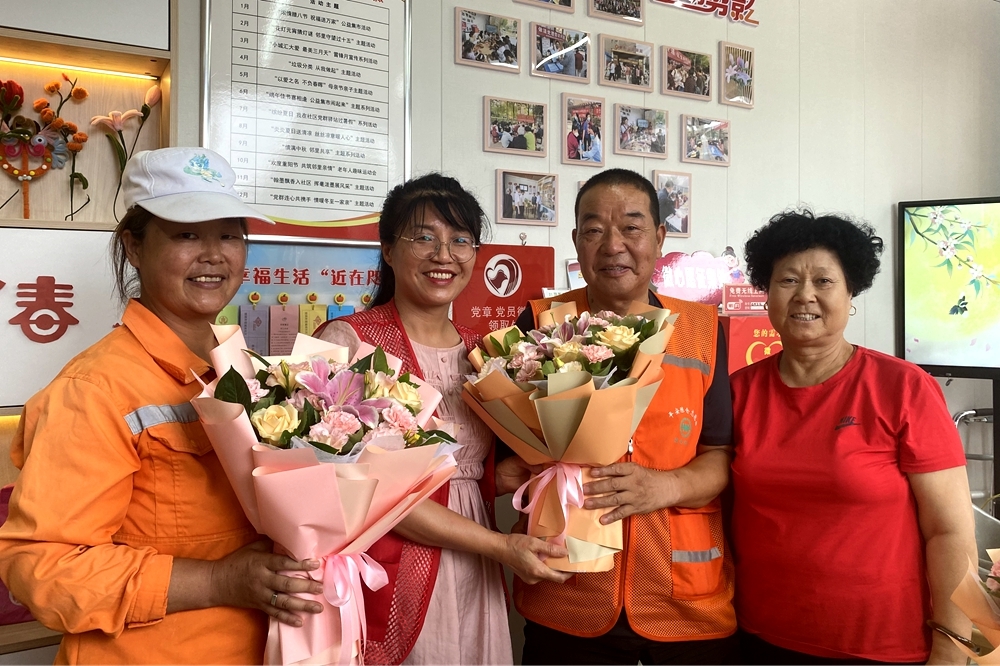 宝鸡市陈仓区虢镇街道城南社区新时代文明实践站开展七夕主题活动