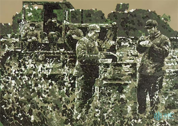 郑子江 创业年代 80×120㎝ 2015年