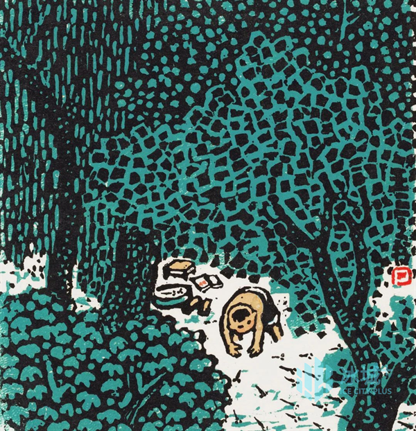 潘文斌 《无题》 版画