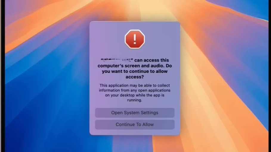 蘋果macOS 15 Sequoia強化隱私保護：屏幕訪問權限每周需重新授權