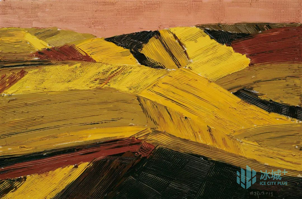 田卫平 《地表系列34》 油画