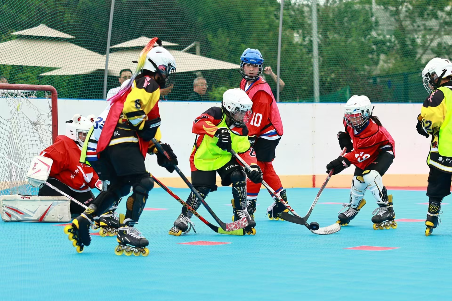 2024长春市青少年夏季轮滑冰球系列赛开营