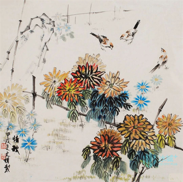 王文权 《情秋》 中国画