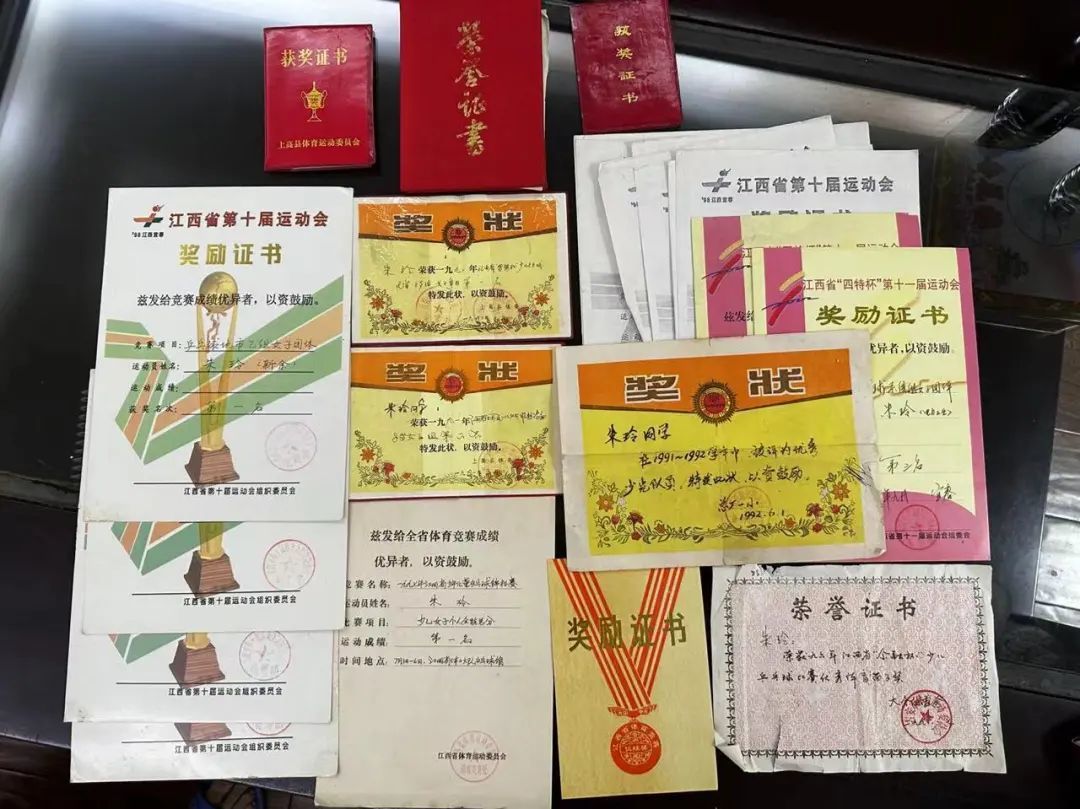 △朱玲以往获得的荣誉