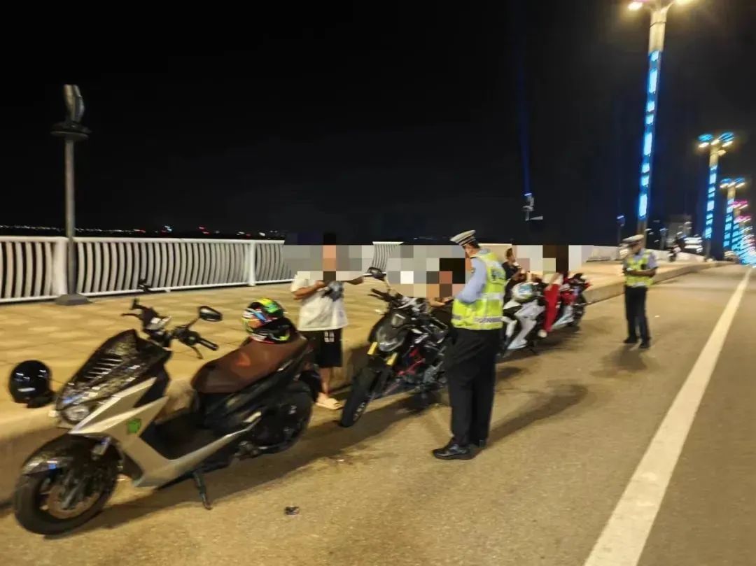 共青城严打摩托车非法改装、“飙车炸街”等违法行为