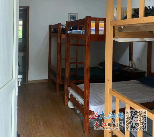 小孙到民宿后拍摄的实际居住条件