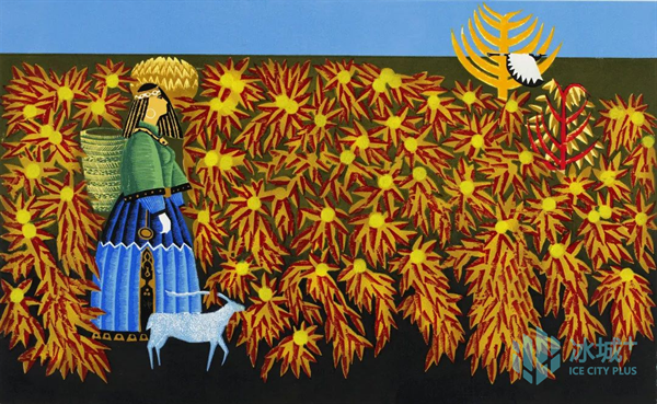 陈龙 《梦回赫乡》 版画