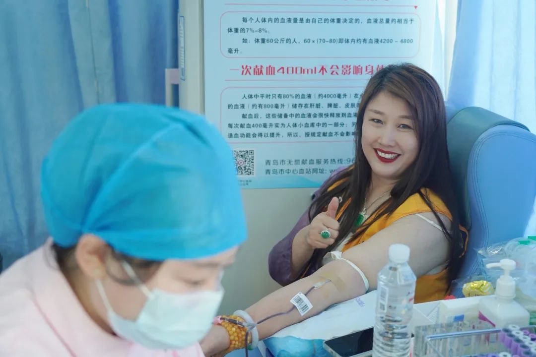 温馨工程 红色行动 中国狮子联会青岛代表处助力无偿献血