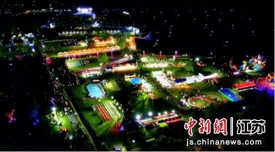 “邂逅盘城 甜蜜夜市”主题活动现场。 南京江北新区融媒体中心供图