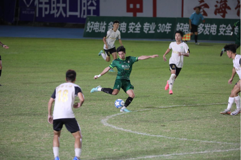 8月9日，佛山“西甲”迎来砼达芬豪对战潮汕恩祈的赛事