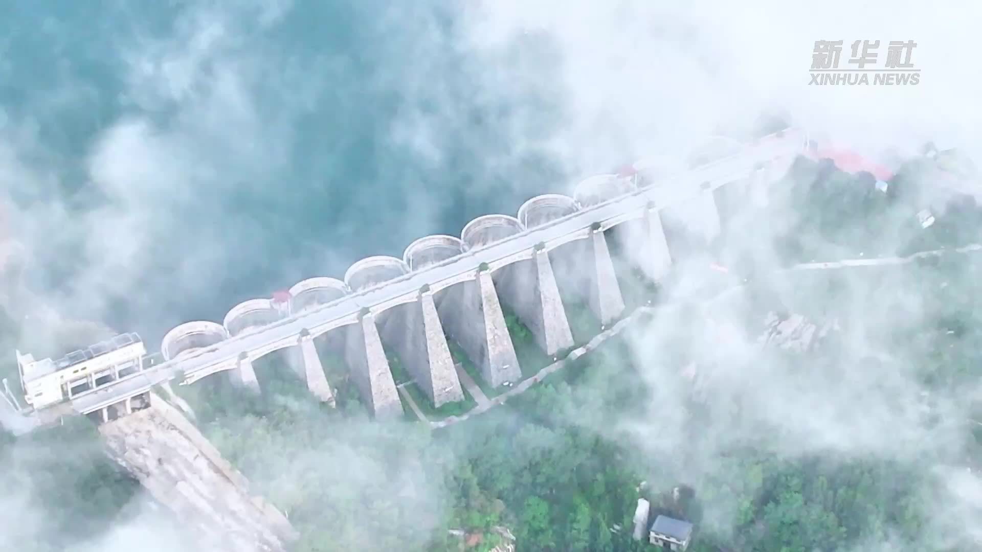 千城胜景｜山东潍坊：云瀑织锦 淌水崖坝绘苍穹