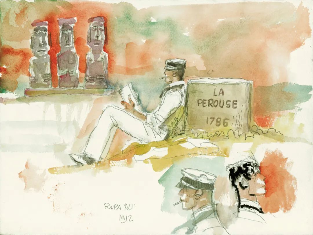 Hugo Pratt，Corto Maltese - Sibérie © 1974 Cong S.A. Suisse - Tous droits réservés