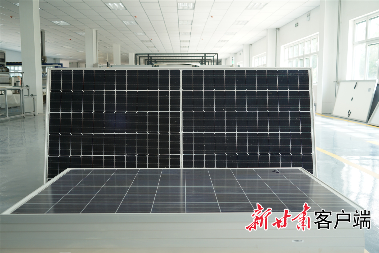 甘肃自然能源研究所研制的光伏发电板