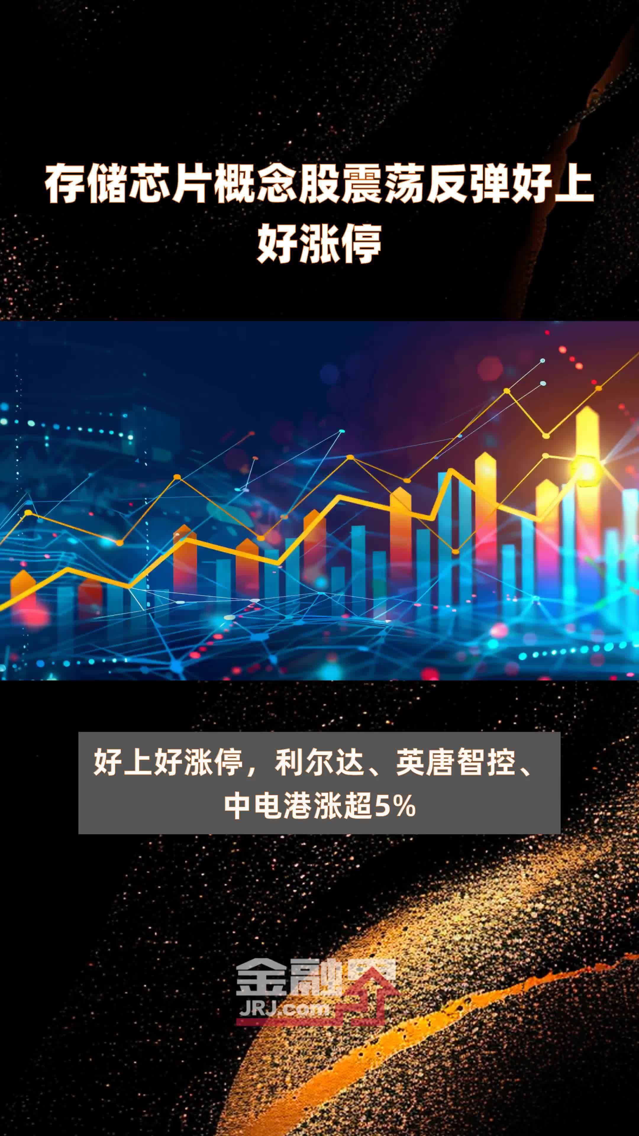 存储芯片概念股震荡反弹好上好涨停|快报