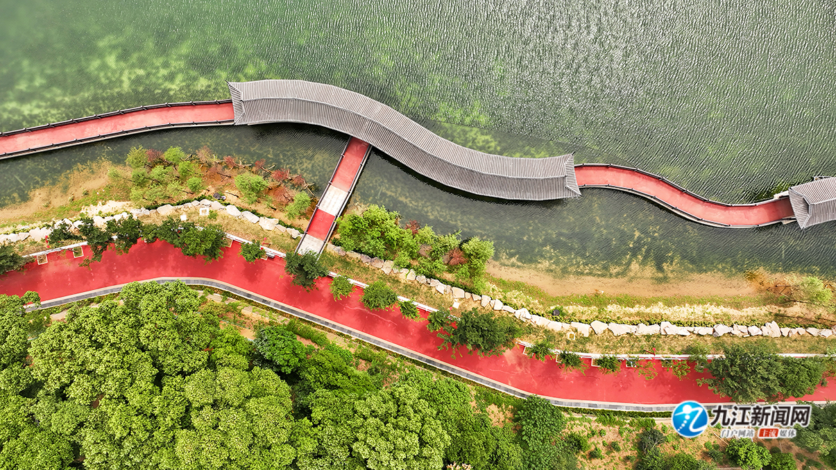 九江:南湖游步道 散步好去处(图)