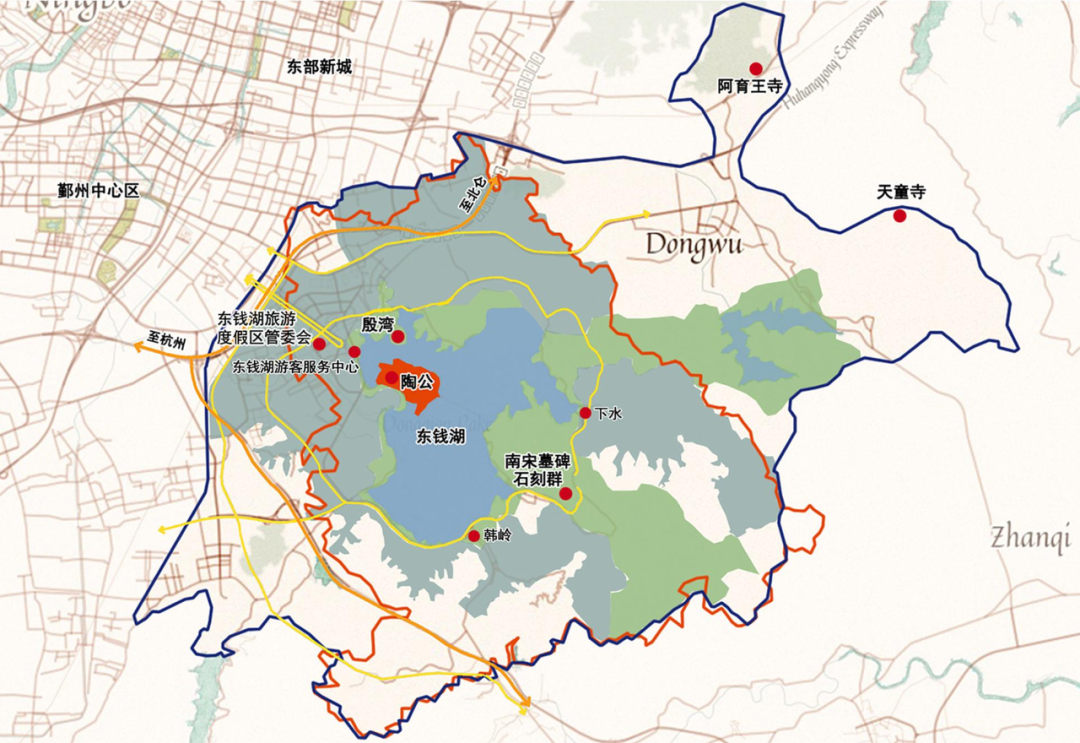 宁波生态走廊示意图图片