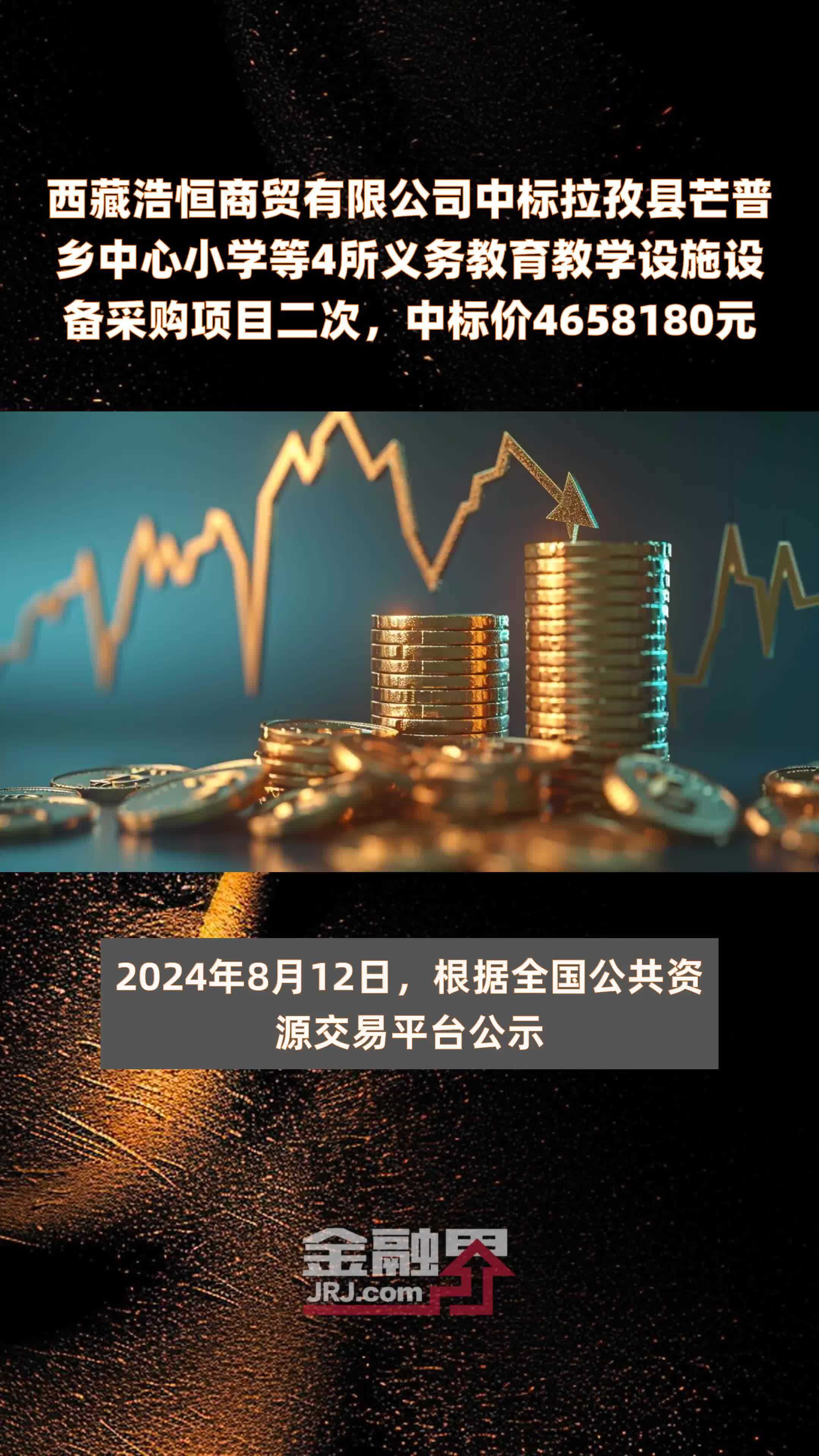 西藏浩恒商贸有限公司中标拉孜县芒普乡中心小学等4所义务教育教学设施设备采购项目二次，中标价4658180元 |快报
