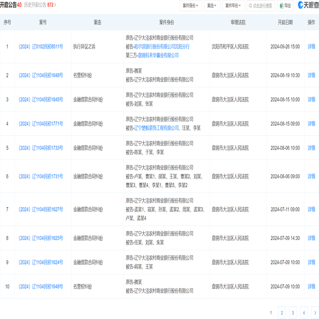 辽宁大洼农村商业银行股份有限公司