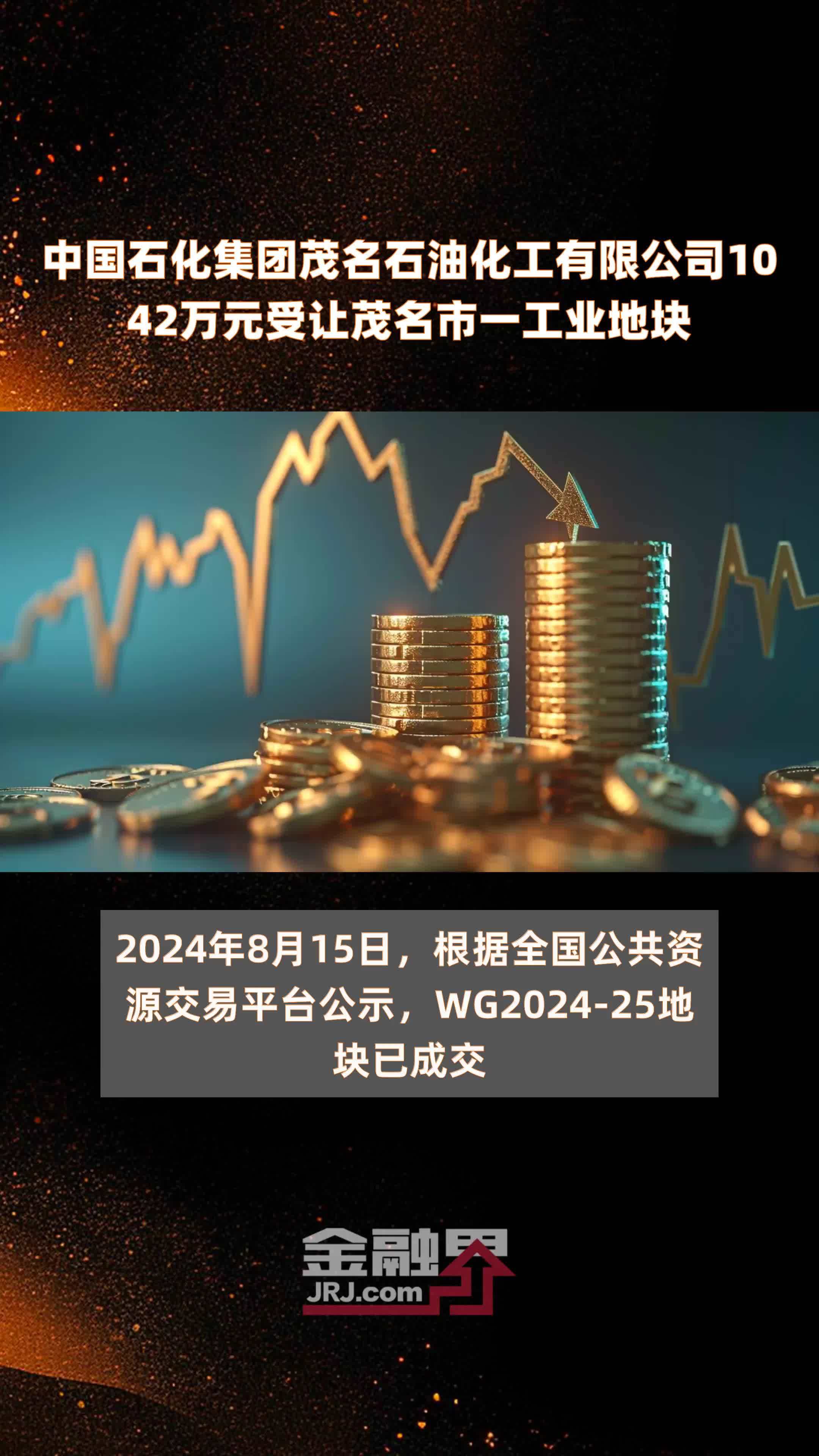 中国石化集团茂名石油化工有限公司1042万元受让茂名市一工业地块 |快报