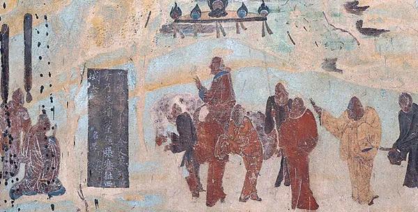 敦煌壁画中的张骞出使西域