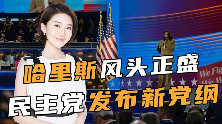 哈里斯风头正盛，民主党发布新党纲，美方不许收台，中方反将一军