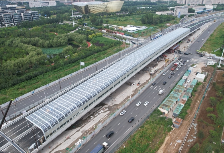 长春南四环路跨新明街桥梁主线通车