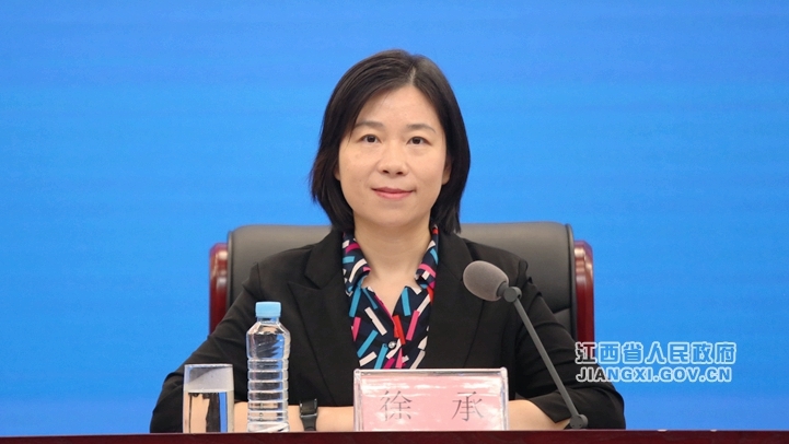 省委宣传部对外新闻处副处长徐承（文颖 摄）