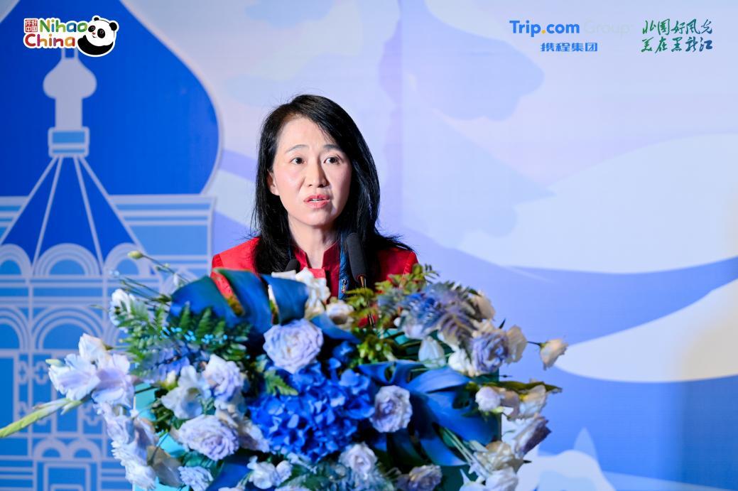 东南亚旅行商企业代表泰国东钰旅游贸易有限公司总经理陈媚娟致辞