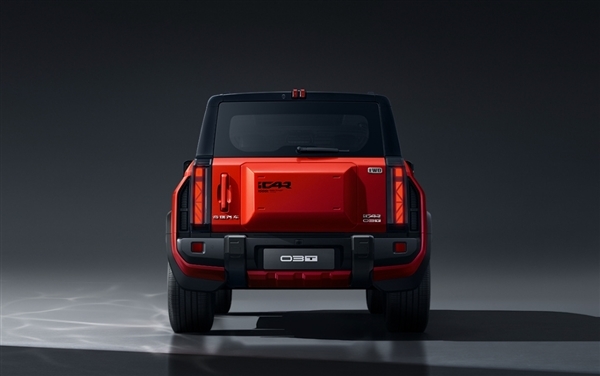 越野风纯电SUV 奇瑞iCAR 03T官图发布:经典红黑配