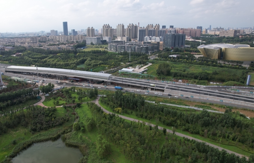 长春南四环路跨新明街桥梁主线通车