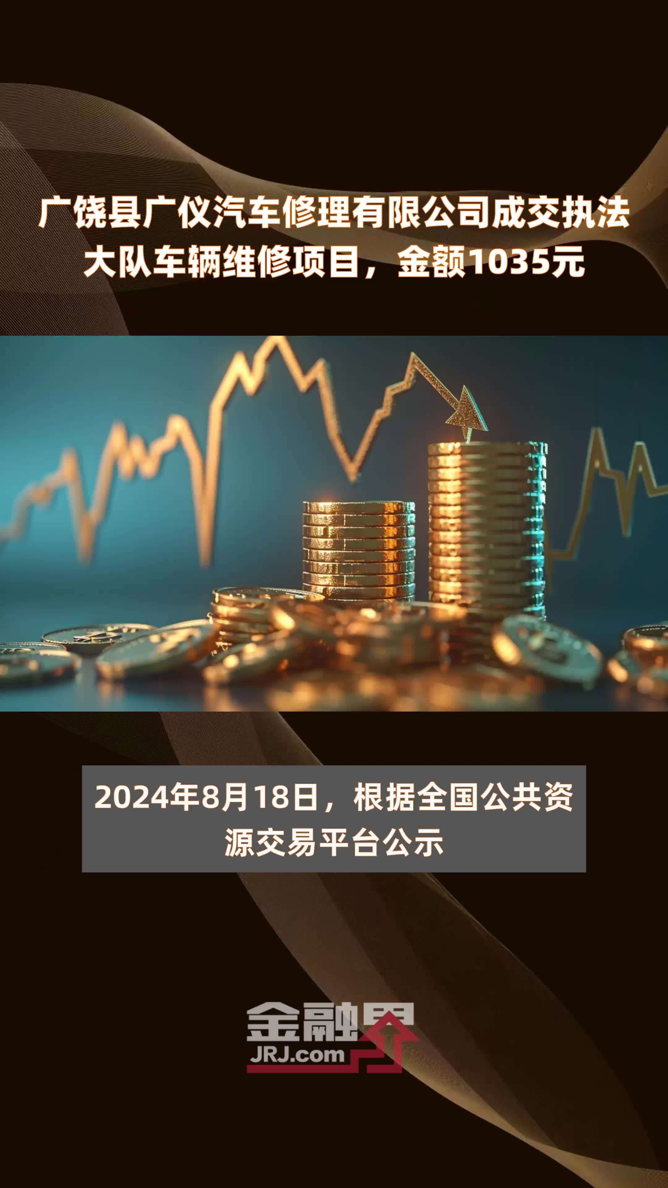 广饶县广仪汽车修理有限公司成交执法大队车辆维修项目，金额1035元 |快报