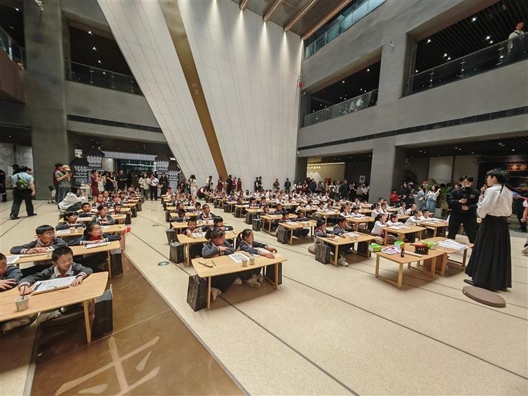 青少年简牍书法大赛播撒黄河文化种子