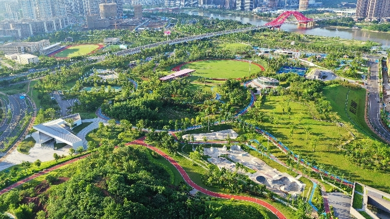 赣州蓉江新区探索“公园+生态价值转换”新路径