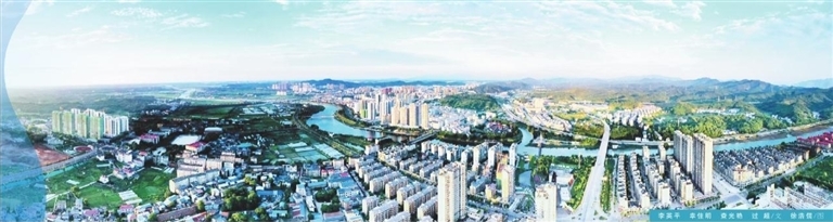 ▲德安县全景