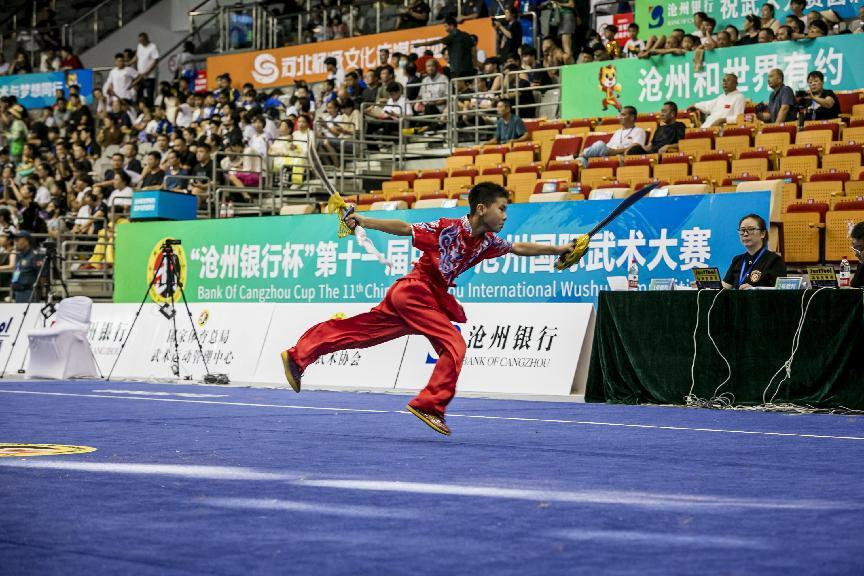 （组图）看！沧州国际武术大赛上的“十八般兵器”