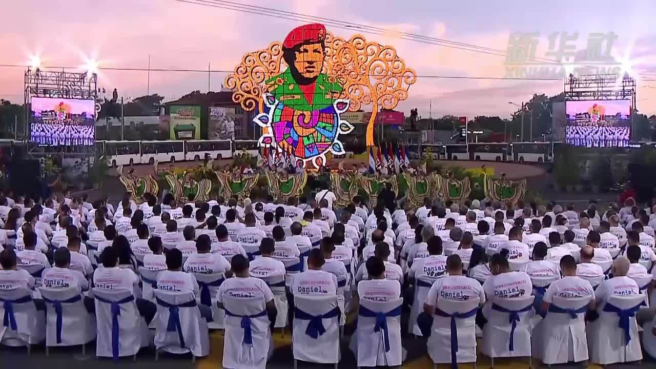 尼加拉瓜举行100辆中国客车交付仪式