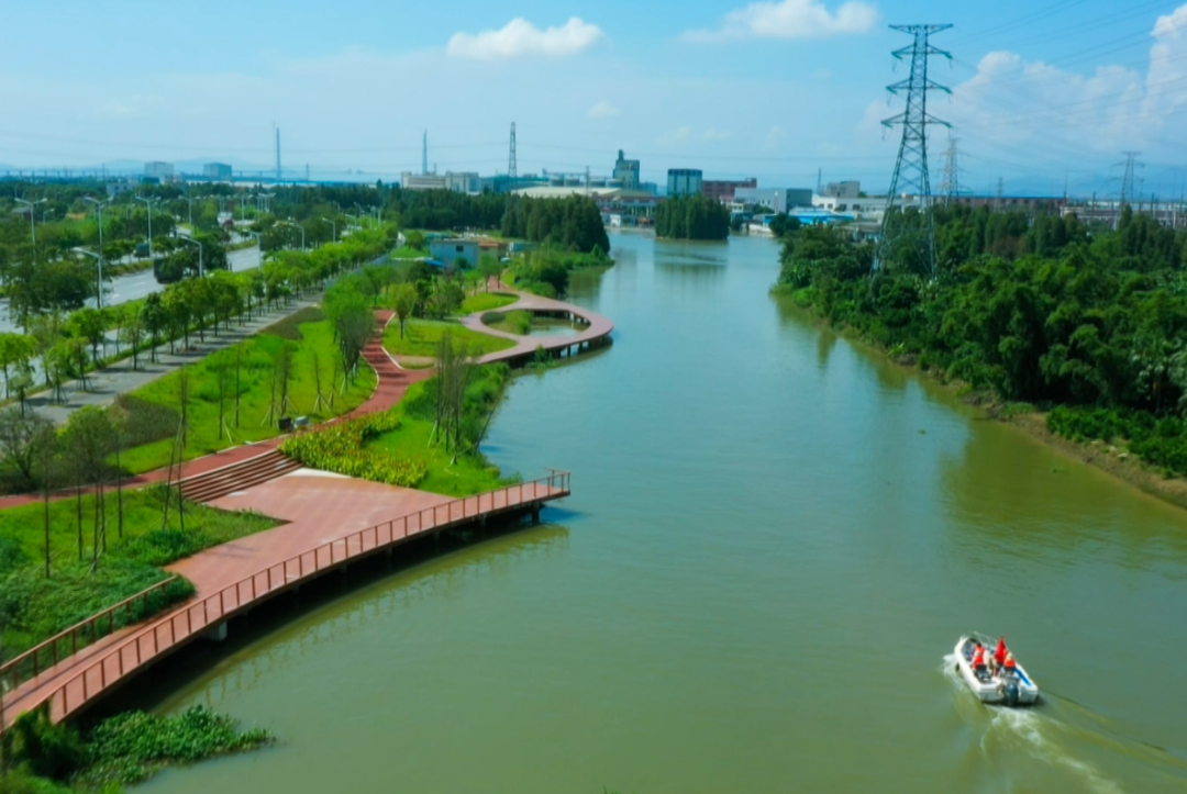 新会区英洲海水道幸福河湖建设项目