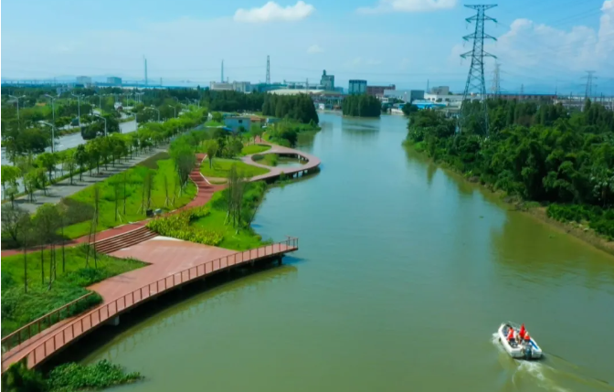 新会区英洲海水道幸福河湖建设项目