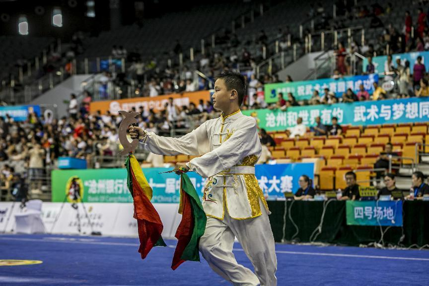 （组图）看！沧州国际武术大赛上的“十八般兵器”