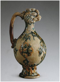 唐三彩凤首壶（甘谷县融媒体中心　供图）