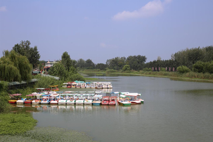 （图为淝南村生态＋旅游的建设成果 李祥尔摄）