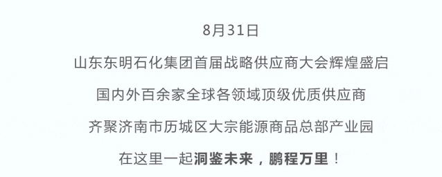 东风聚势 明鉴万里——山东东明石化集团首届战略供应商大会圆满召开