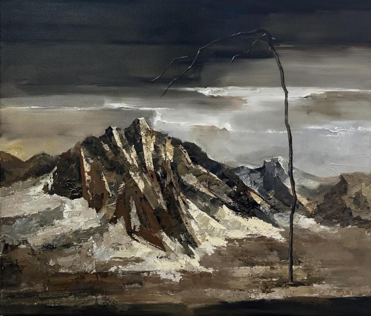 陈瑞奕《等风来NO.8》布面油画 60&times;50cm 2024年