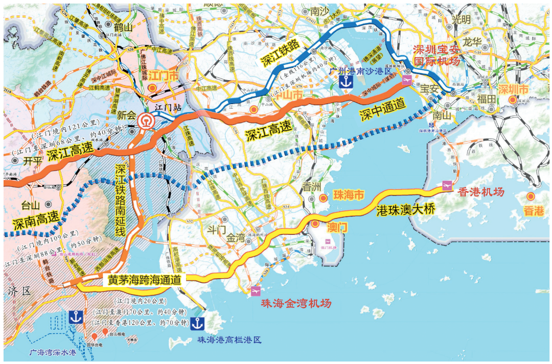 三通道接踵而至，重大跨江跨海通道群重塑江门发展格局