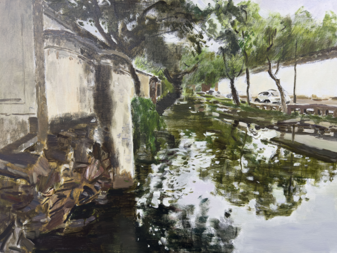 《苏州人家》布面油画 80&times;60cm 2024