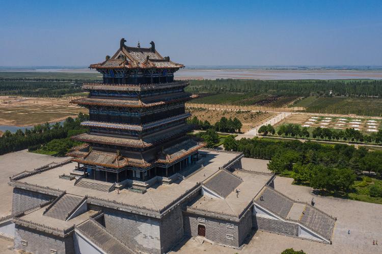 《黑神话悟空》的取景地之一：山西鹳雀楼