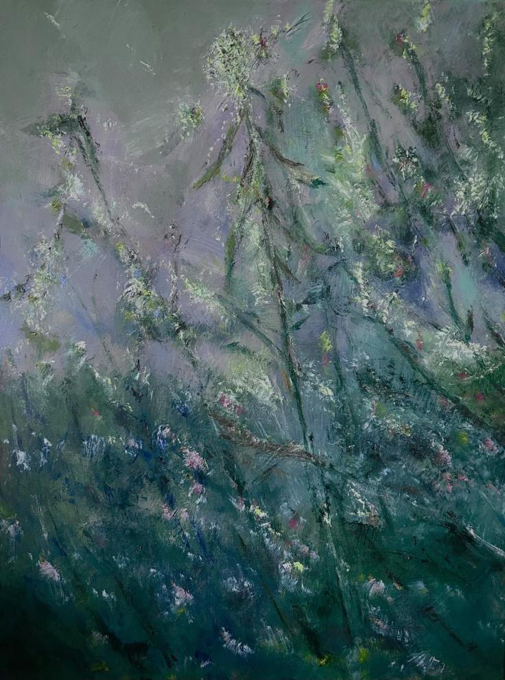 陈向兵 《花间集》80 X 60 cm油画2024