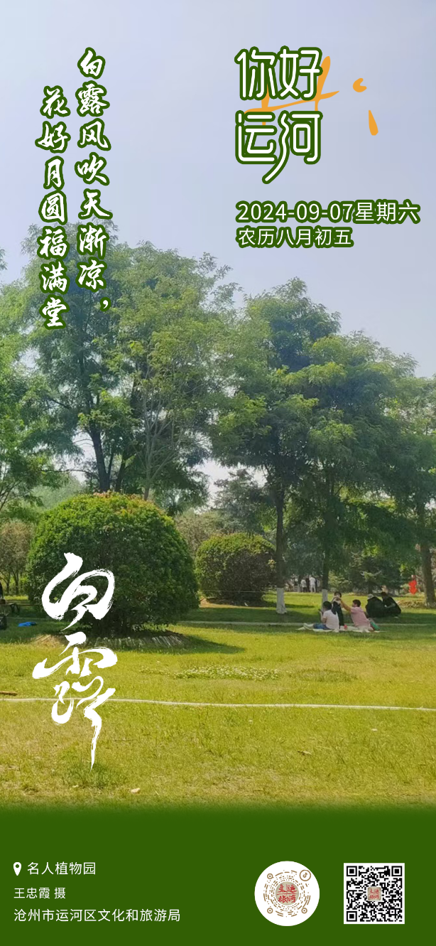 你好，运河（343）：白露风吹天渐凉